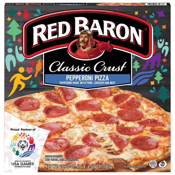 Red Baron Classic Crust Pepperoni Pizza Frozen