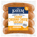 Kayem All Natural Sharp Cheddar Cheese Sausage - 4 ct