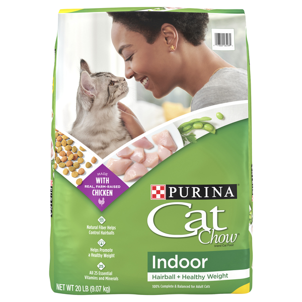 Purina Cat Chow Indoor Hairball Healthy Weight Chicken Adult Dry Cat Food