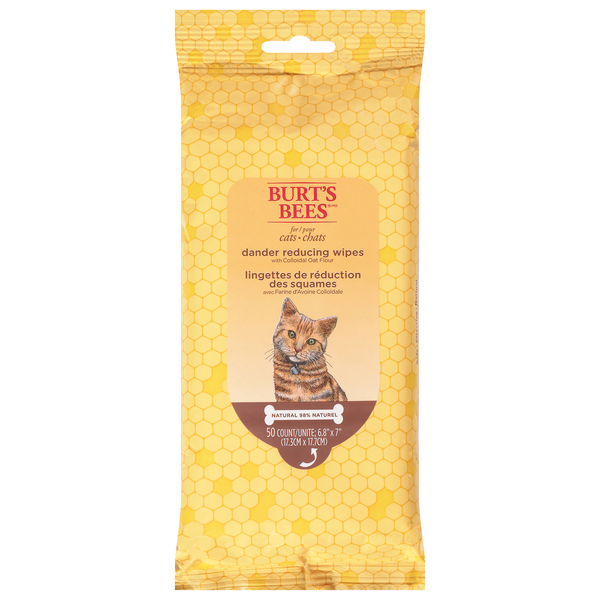 Burt's Bees Cats Dander Reducing Wipes