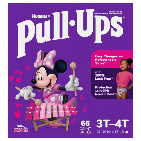 Pull-Ups Girls 3T-4T Training Pants 32-40 lb