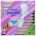 Always Pocket Flexi-Wings Full Size Heavy Flow Size 2 Unscented Pads