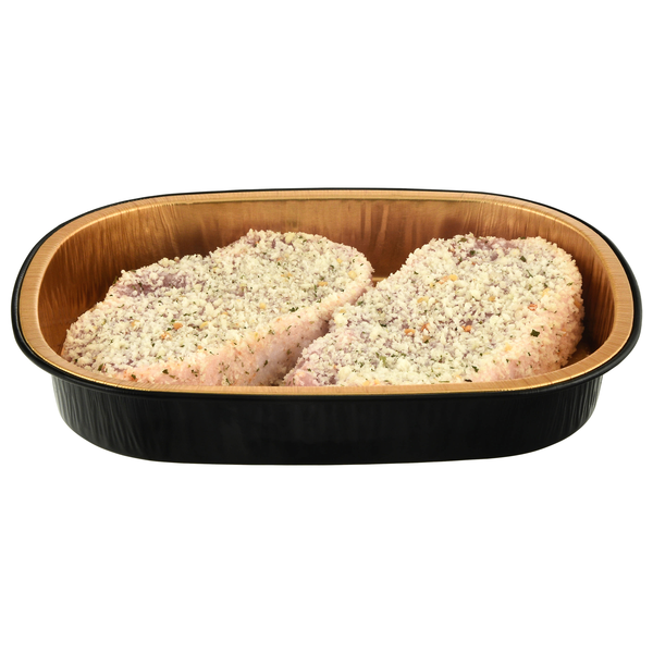 Hannaford Parmesan Pork Cutlet with Tuscan Breading