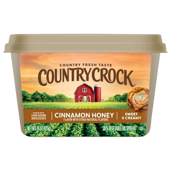 Country Crock Cinnamon Honey Flavored Vegetable Oil Spread