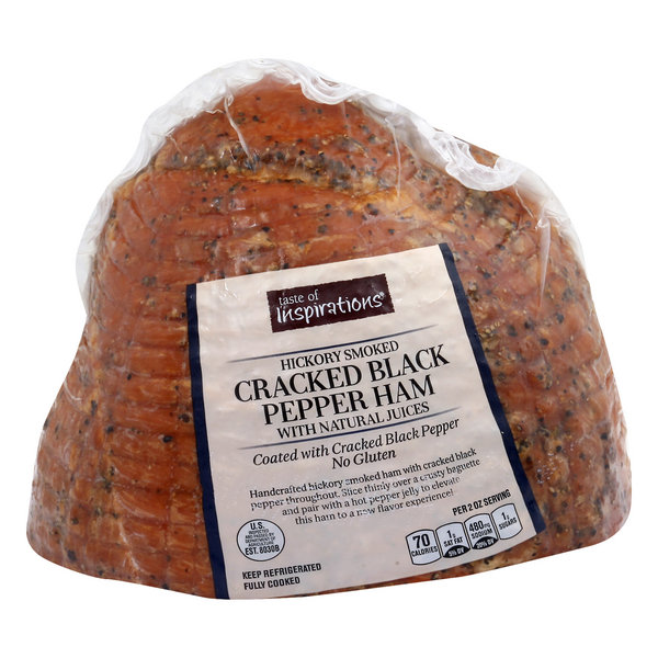 Taste of Inspirations Deli Cracked Black Pepper Ham (Reg Sliced)