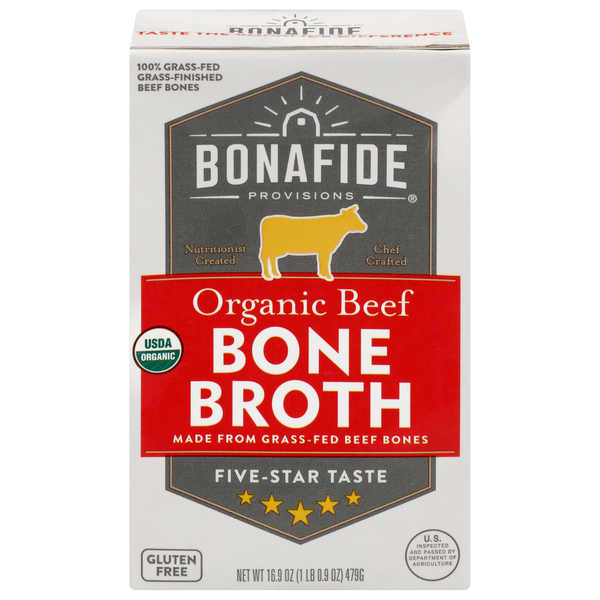 Bonafide Provisions Organic Gluten Free Grass-fed Beef Bone Broth