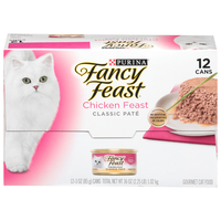 Fancy Feast Classic Pate Chicken Feast Wet Cat Food - 12 ct