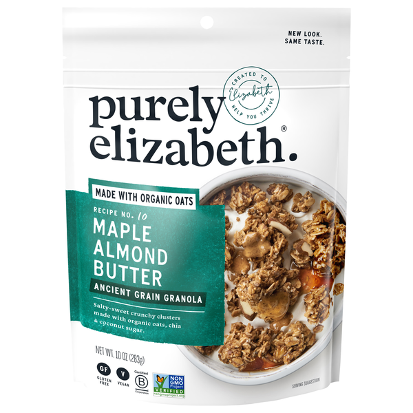 Purely Elizabeth Organic Gluten Free Vegan Maple Almond Butter Granola