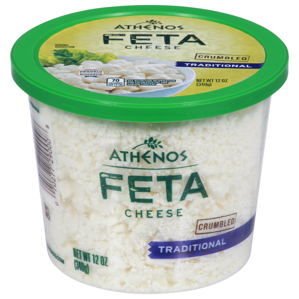 Save on Athenos Feta Cheese Traditional Crumbled Order Online Delivery