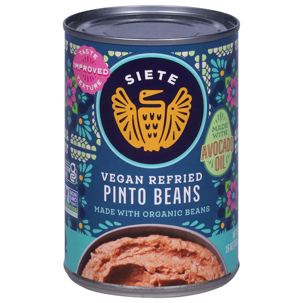 Siete Organic Vegan Refried Pinto Beans