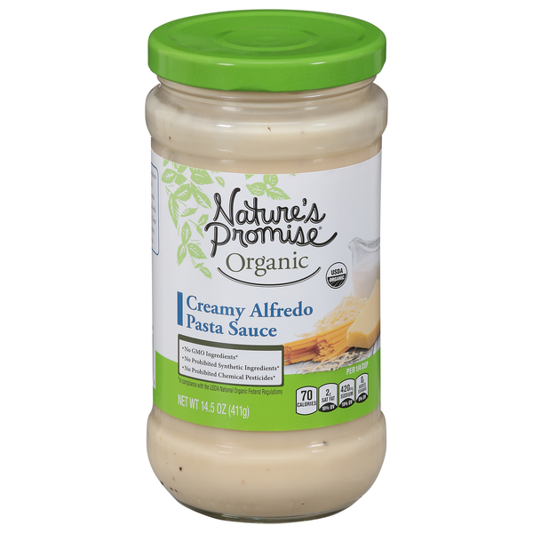 Nature's Promise Organic Creamy Alfredo Pasta Sauce