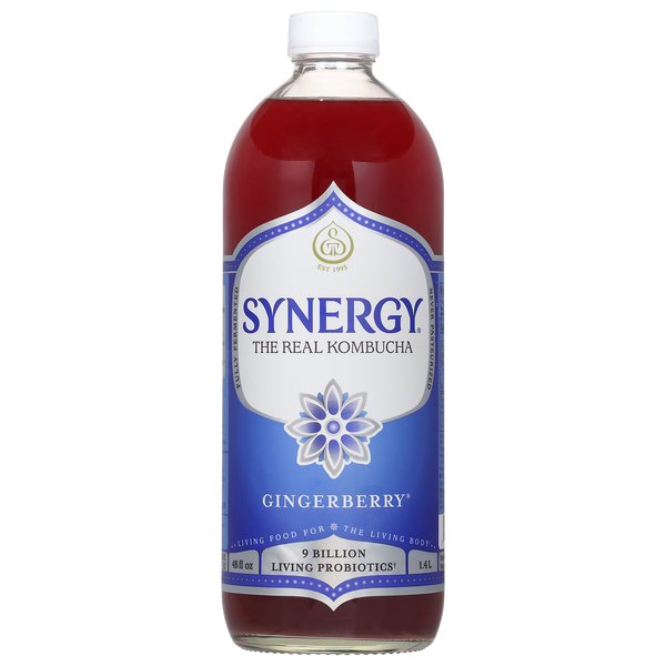 GT's Synergy Gingerberry Raw Kombucha
