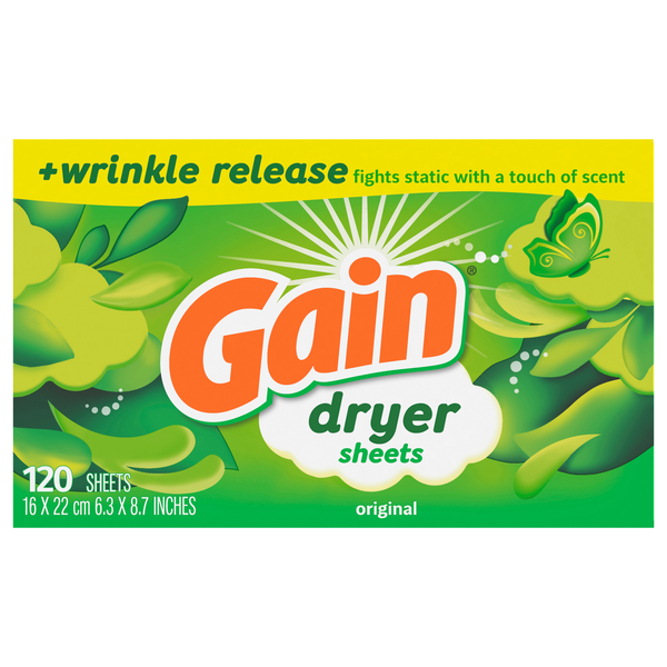 Gain Original Dryer Sheets