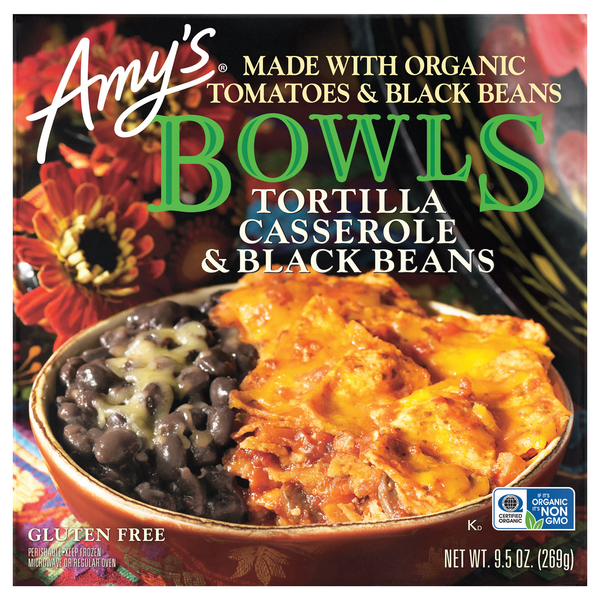 Save on Amy's Bowls Tortilla Casserole & Black Beans Gluten Free Organic Order Online Delivery