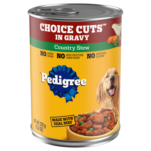 Save on PEDIGREE Choice Cuts in Gravy Country Stew Adult Wet Dog Food