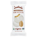 Justin's Organic White Chocolate Peanut Butter Cups Candy - 2 ct