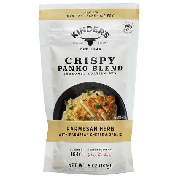 Kinder's Parmesan Herb Crispy Panko Blend Seasoned Coating Mix