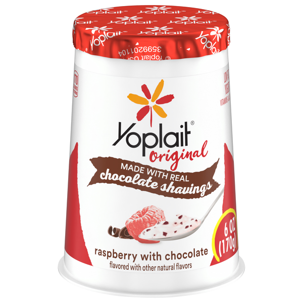 Yoplait Original Low Fat Raspberry with Chocolate Yogurt Cup