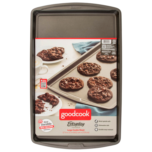 GoodCook Everyday Nonstick Large Cookie Sheet 17 x 11 Inch