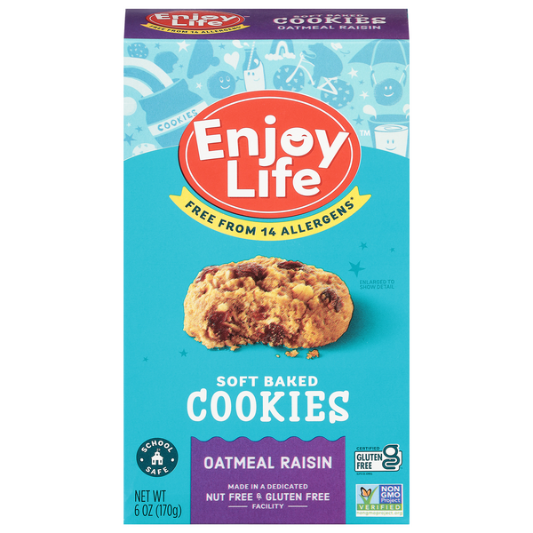 Save on Enjoy Life Soft Baked Cookies Oatmeal Raisin Gluten & Nut Free