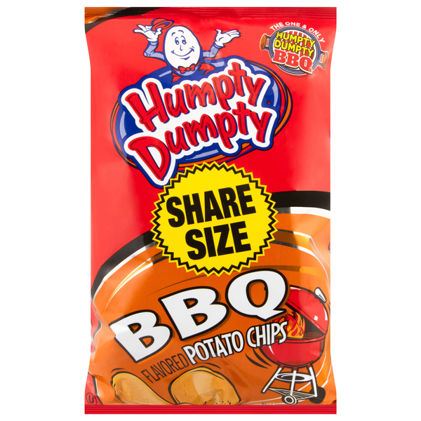 Humpty Dumpty BBQ Flavor Potato Chips Share Size