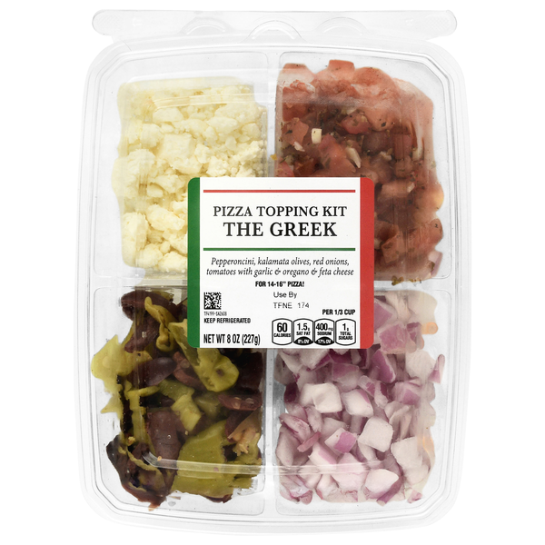Taylor Farms The Greek Pizza Topping Kit