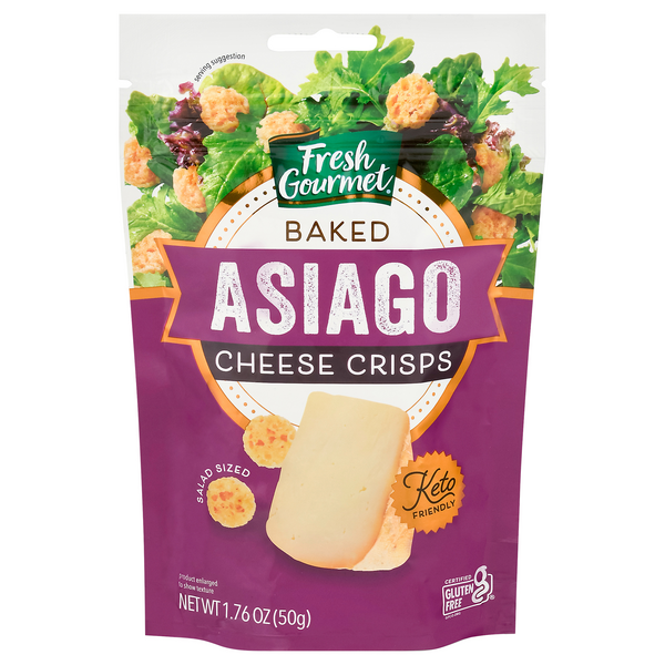 Save on Fresh Gourmet Cheese Crisps Asiago Gluten Free Order Online