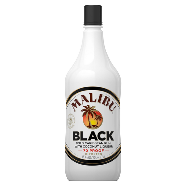Malibu Caribbean Black Rum with Coconut Liqueur