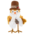 Smart Living Harvest Bird Decor White Scarf