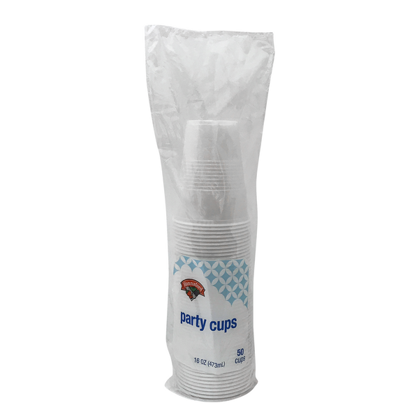 Hannaford Party Plastic Cups Clear 16 oz