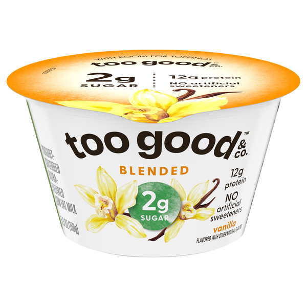 Too Good & Co. Blended Low Fat Vanilla Greek Yogurt Cup