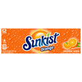 Sunkist Orange Soda - 12 pk