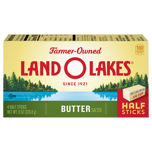 Land O Lakes Salted Butter Half Sticks - 4 ct
