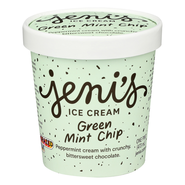 Save on Jeni's Ice Cream Green Mint Chip Order Online Delivery MARTIN'S