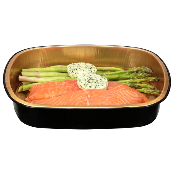 Food Lion Oven Ready Salmon with Asparagus