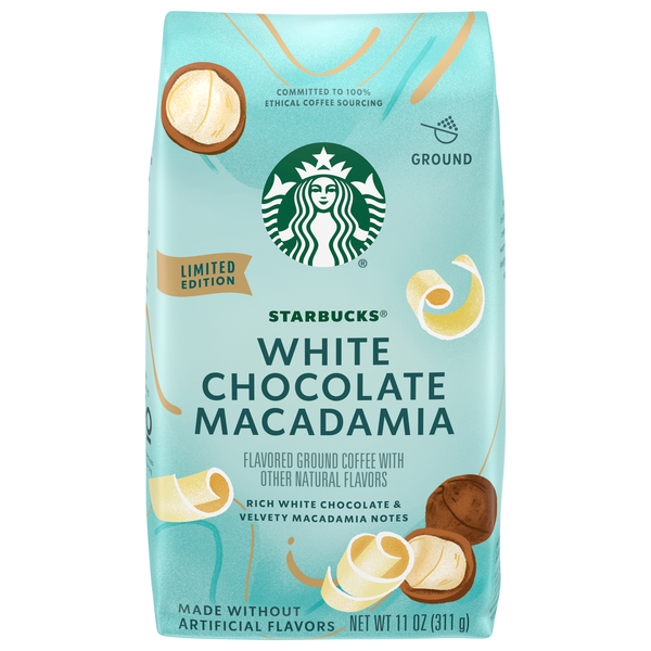 Starbucks White Chocolate Macadamia Flavored Ground Coffee