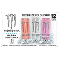 Monster Ultra Zero Sugar Variety Pack Energy Drink - 12 pk