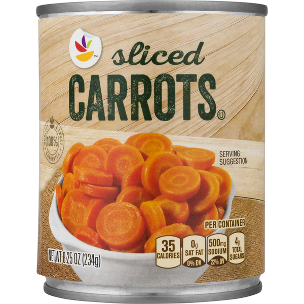 Giant Sliced Cut Carrots