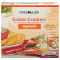 Food Lion Vegetable Golden Crackers