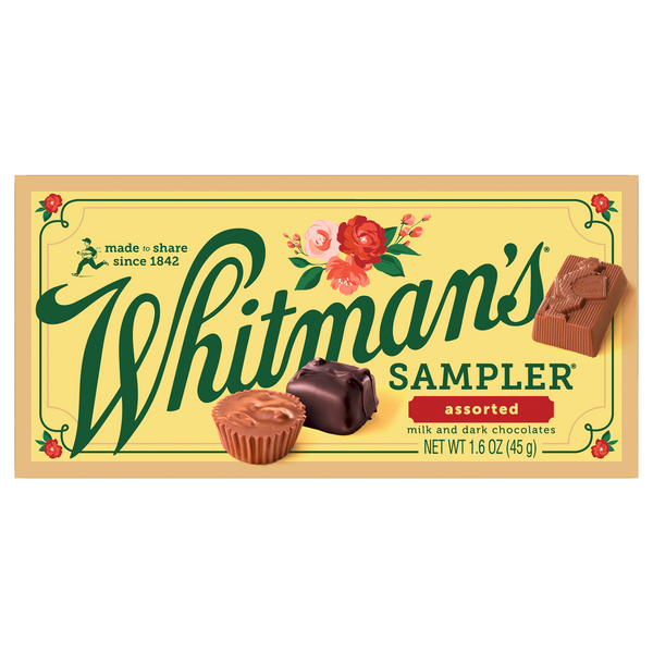 Whitman's Sampler Assorted Chocolates Candy Gift Box - 3 ct