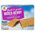 Our Brand Fruit & Grain Mixed Berry Cereal Bars - 8 ct
