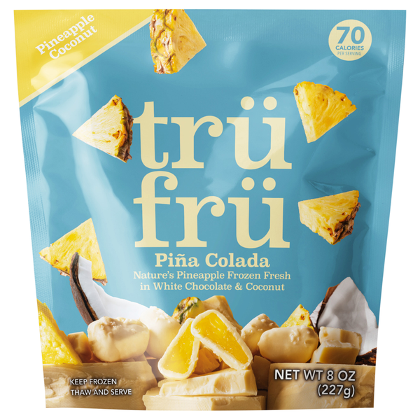 Tru Fru Pina Colada Pineapple in White Chocolate & Coconut Frozen