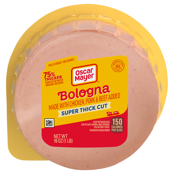Oscar Mayer Bologna Super Thick Cut Sliced