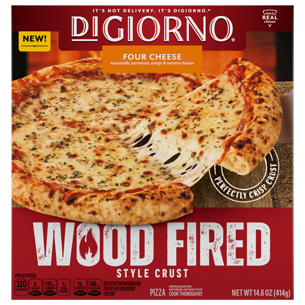 DiGiorno Wood Fire Style Crust Four Cheese Pizza Frozen