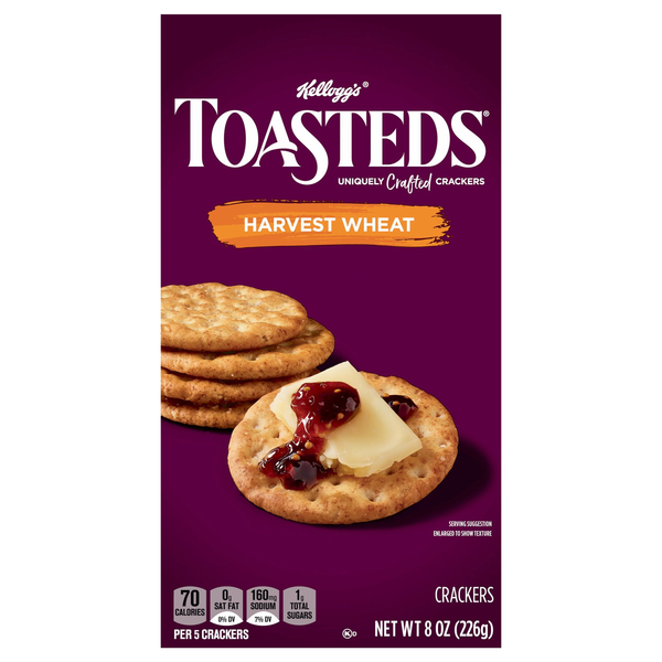 Toasteds Harvest Wheat Crackers