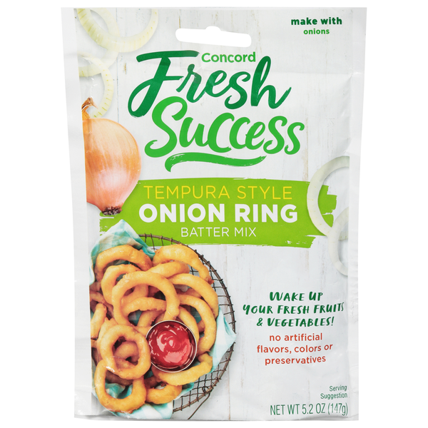 Concord Fresh Success Tempura Style Onion Ring Batter Mix