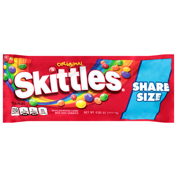 Skittles Original Bite Size Chewy Candy Share Size