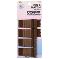 Conair Pin & Match Bobby Pins Brown