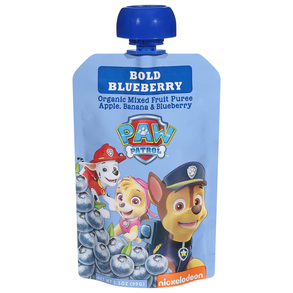 Paw Patrol Organic Bold Blueberry Mixed Fruit Puree
