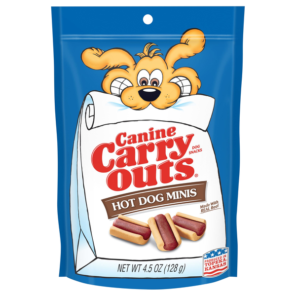 Canine Carry Outs Hot Dog Minis Dog Treat Snacks